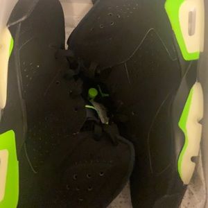 Electric green Jordan 6s